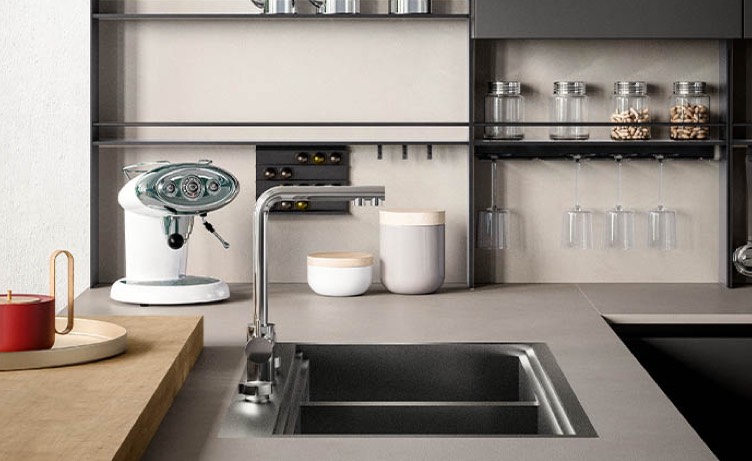 Plan de travail et crédence pour une cuisine moderne